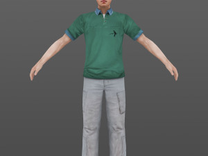 man 1 to 70 Model 3D
