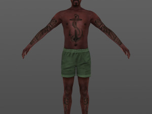 man 1 to 70 Model 3D