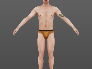man 1 to 70 Model 3D