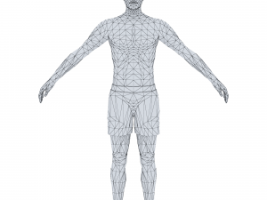 man 1 to 70 Model 3D