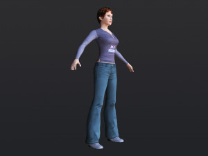woman 1 3D Model