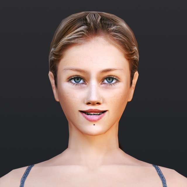 woman 3 3D Model .c4d .max .obj .3ds .fbx .stl .blend 