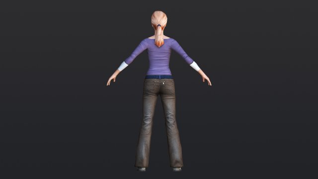 woman 4 3D Model in Woman 3DExport