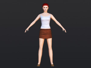 woman 5 3D Модель