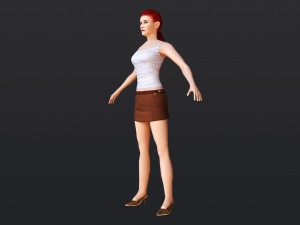 woman 5 3D Модель