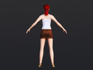 woman 5 3D Модель