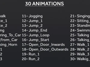 Female Demo - WITH 30 ANIMATIONS-36 MORPHS 3D Model
