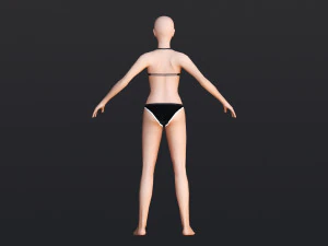 Female Demo - WITH 30 ANIMATIONS-36 MORPHS 3D Model