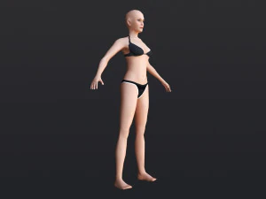 Female Demo - WITH 30 ANIMATIONS-36 MORPHS 3D Model