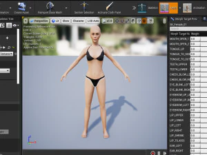 Female Demo - WITH 30 ANIMATIONS-36 MORPHS 3D Model