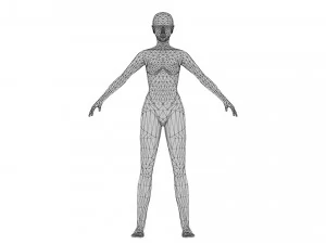 Female Demo - WITH 30 ANIMATIONS-36 MORPHS 3D Model
