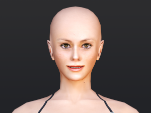 Female 1 - WITH 30 ANIMATIONS-36 MORPHS 3D Модель