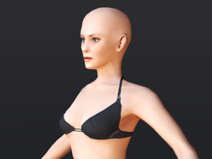 Female 1 - WITH 30 ANIMATIONS-36 MORPHS 3D Model