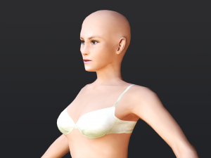 Female 2 - WITH 30 ANIMATIONS-36 MORPHS Model 3D