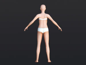 Female 2 - WITH 30 ANIMATIONS-36 MORPHS 3D Model