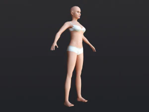 Female 2 - WITH 30 ANIMATIONS-36 MORPHS 3D Model