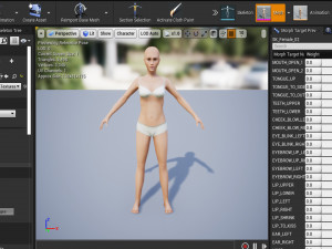 Female 2 - WITH 30 ANIMATIONS-36 MORPHS Model 3D