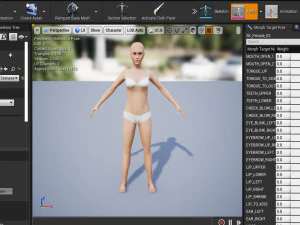 Female 2 - WITH 30 ANIMATIONS-36 MORPHS 3D Model