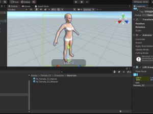 Female 2 - WITH 30 ANIMATIONS-36 MORPHS Model 3D