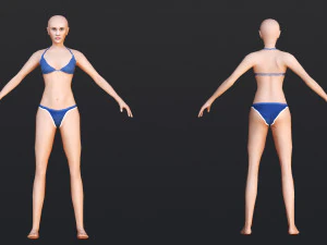 Female 3 - WITH 30 ANIMATIONS-36 MORPHS 3D Model