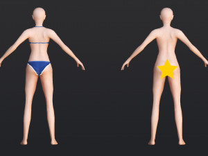 Female 3 - WITH 30 ANIMATIONS-36 MORPHS 3D Model