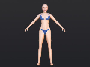 Female 3 - WITH 30 ANIMATIONS-36 MORPHS 3D Model
