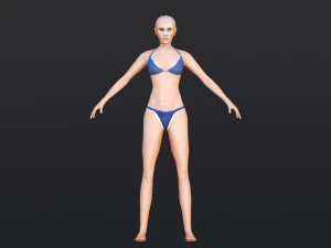 Female 3 - WITH 30 ANIMATIONS-36 MORPHS 3D Model