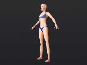 Female 3 - WITH 30 ANIMATIONS-36 MORPHS 3D Model