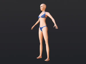 Female 3 - WITH 30 ANIMATIONS-36 MORPHS 3D Model