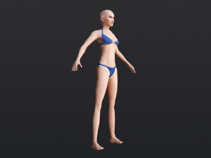 Female 3 - WITH 30 ANIMATIONS-36 MORPHS 3D Model