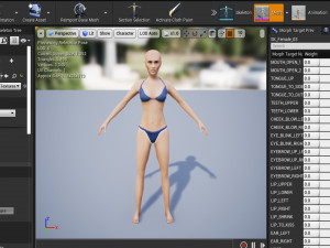 Female 3 - WITH 30 ANIMATIONS-36 MORPHS 3D Model