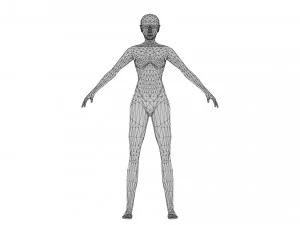 Female 3 - WITH 30 ANIMATIONS-36 MORPHS 3D Model