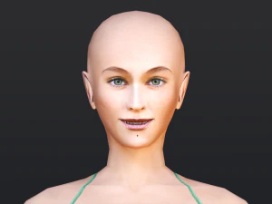 Femmina 4 - CON 30 ANIMAZIONI-36 MORFI Modello 3D