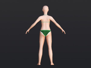 Female 4 - WITH 30 ANIMATIONS-36 MORPHS 3Dモデル