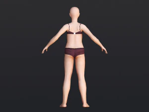 Female 5 - WITH 30 ANIMATIONS-36 MORPHS 3D Model