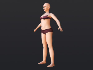 Female 5 - WITH 30 ANIMATIONS-36 MORPHS 3D Model