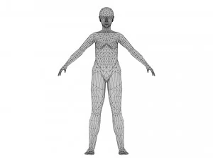 Female 5 - WITH 30 ANIMATIONS-36 MORPHS 3D Model