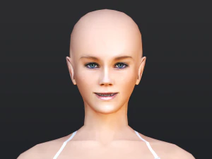 Femmina 6 - CON 30 ANIMAZIONI-36 MORFI Modello 3D