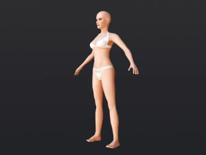 Female 6 - WITH 30 ANIMATIONS-36 MORPHS 3D Model