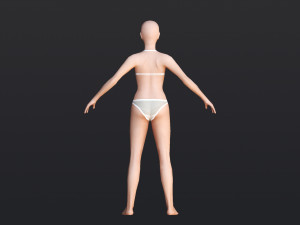 Female 6 - WITH 30 ANIMATIONS-36 MORPHS 3D Model