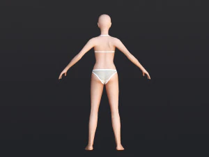 Female 6 - WITH 30 ANIMATIONS-36 MORPHS 3D Model