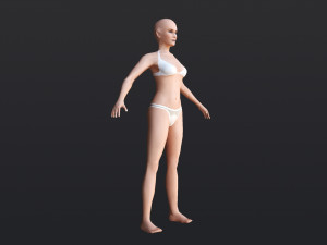 Female 6 - WITH 30 ANIMATIONS-36 MORPHS 3D Model
