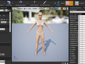 Female 6 - WITH 30 ANIMATIONS-36 MORPHS 3D Model