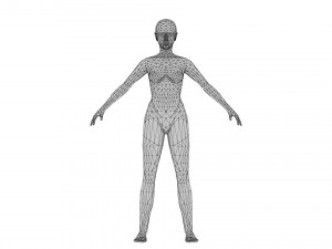 Female 6 - WITH 30 ANIMATIONS-36 MORPHS 3D Model
