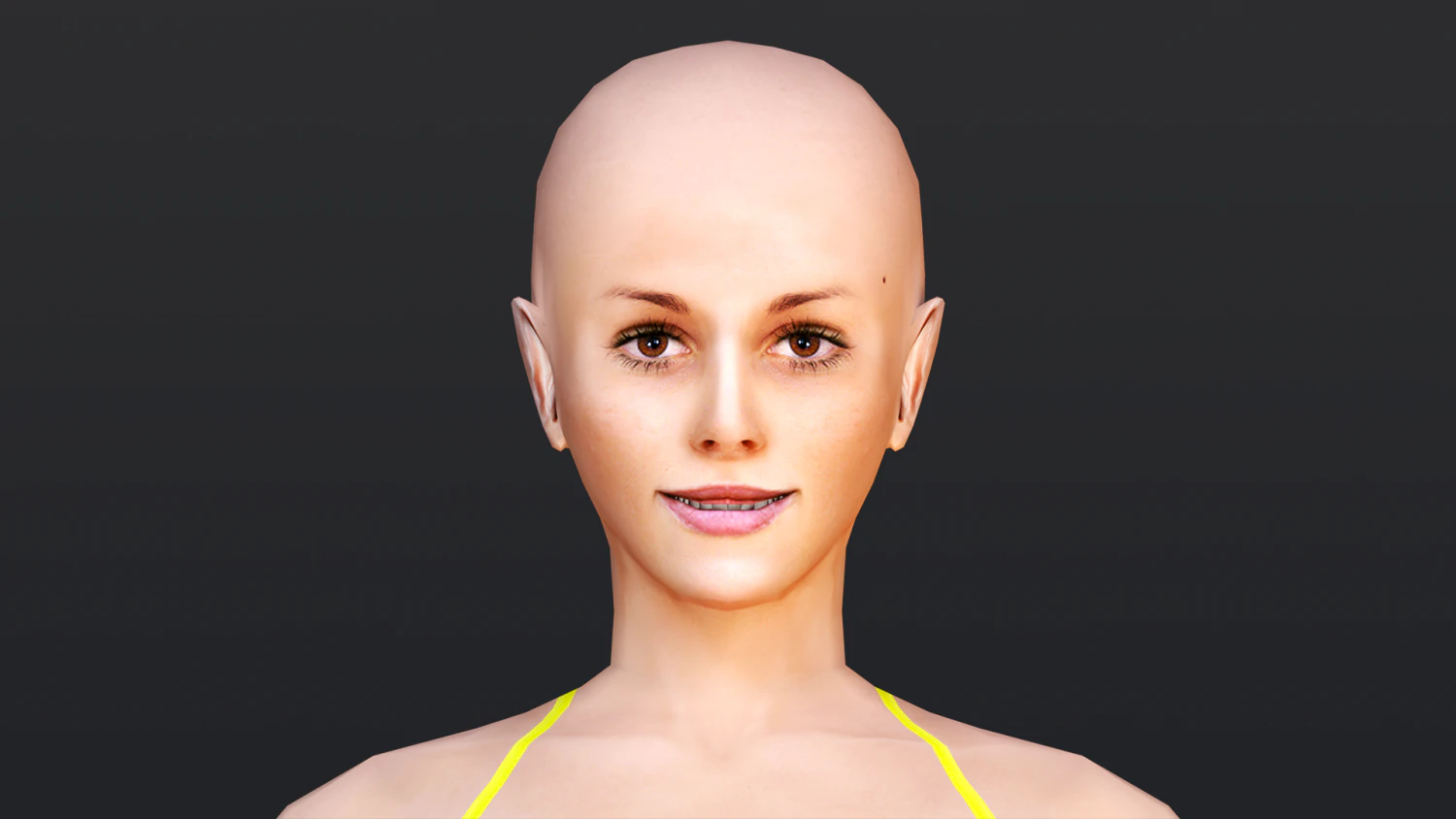 Female 7 - WITH 30 ANIMATIONS-36 MORPHS 3D Model .c4d .max .obj .3ds .fbx .stl .blend
