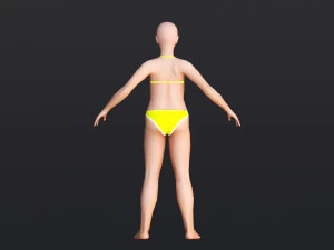 Female 7 - WITH 30 ANIMATIONS-36 MORPHS 3D Model