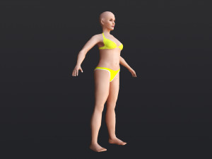 Female 7 - WITH 30 ANIMATIONS-36 MORPHS 3D Модель