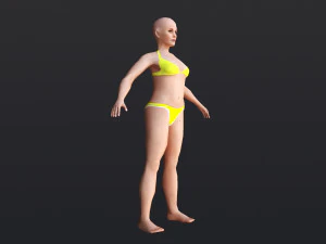 Female 7 - WITH 30 ANIMATIONS-36 MORPHS 3D Model