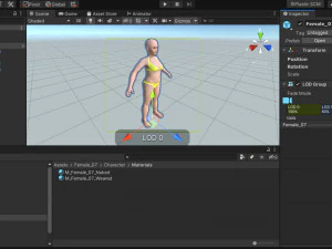 Female 7 - WITH 30 ANIMATIONS-36 MORPHS 3D Model
