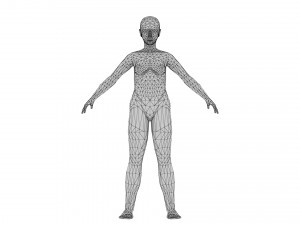 Female 7 - WITH 30 ANIMATIONS-36 MORPHS 3D Модель